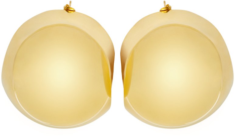 Y/Project: Gold Ball Earrings | SSENSE