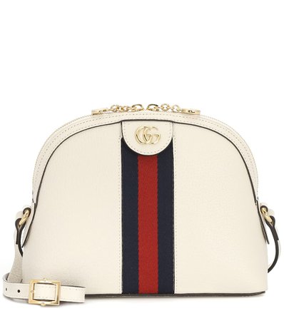 Ophidia Small Leather Shoulder Bag - Gucci | Mytheresa