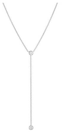 Silver “Y” Necklace