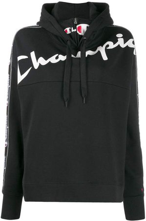 logo-printed hoodie