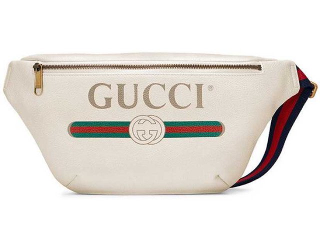 Gucci White Fanny Pack