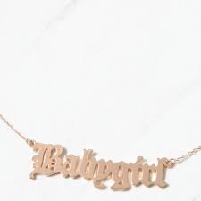 babygirl necklace - Google Search