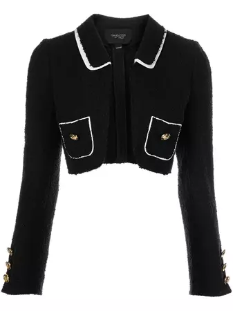 Giambattista Valli Cropped Tweed Jacket - Farfetch