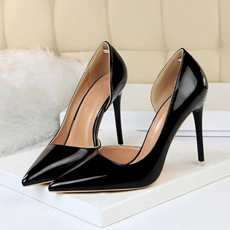 Elisabet Tang High Heels, Womens Pointed Toe Slip on Stilettos Party  Wedding Pumps Basic Shoes All Black 6 : : Clothing, Shoes &  Accessories