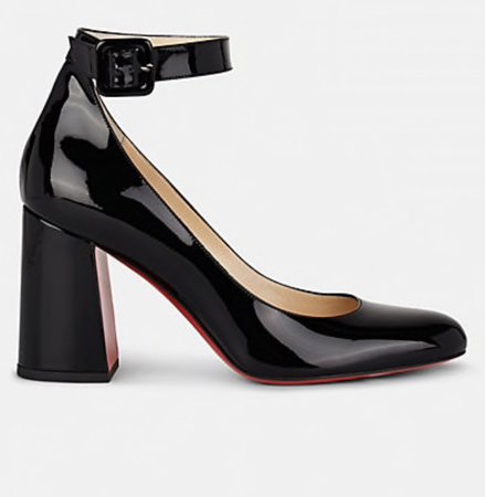 black patent Mary Jane heels