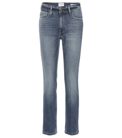 Sylvie high-rise straight jeans