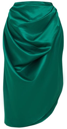 Emerald green skirt