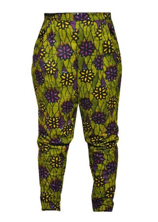 African Print Pants - Plus size pants - Ankara Print trouser on Etsy | African clothing, African print pants, African print