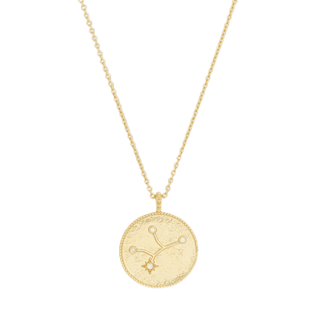 Gorjana - Astrology Coin Necklace (Virgo)