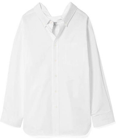Swing Cotton-poplin Shirt - White