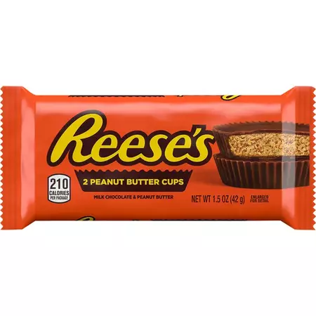 Reese's Milk Chocolate Peanut Butter Cups Halloween Candy (1.5 oz) Delivery or Pickup Near Me - Instacart