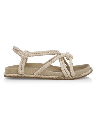 Shop Ulla Johnson Suri Twisted Rope Sandals | Saks Fifth Avenue