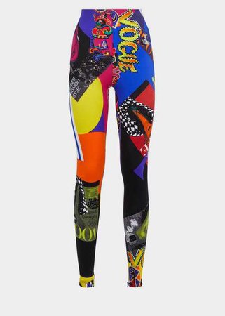 Versace - Vogue SS'91 print Tribute leggings ($775)