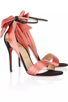 Christian Louboutin : Vampanodo 100 suede and sateen sandals | Sumally