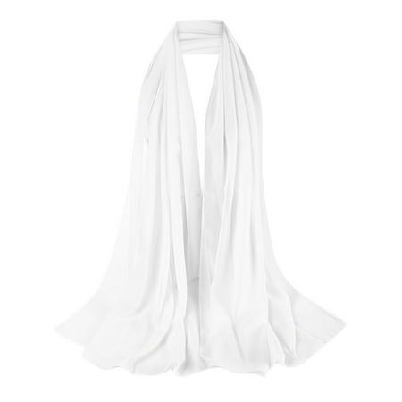 white scarf