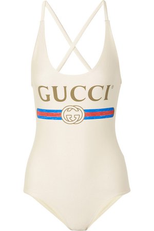 GUCCI Printed swimsuit