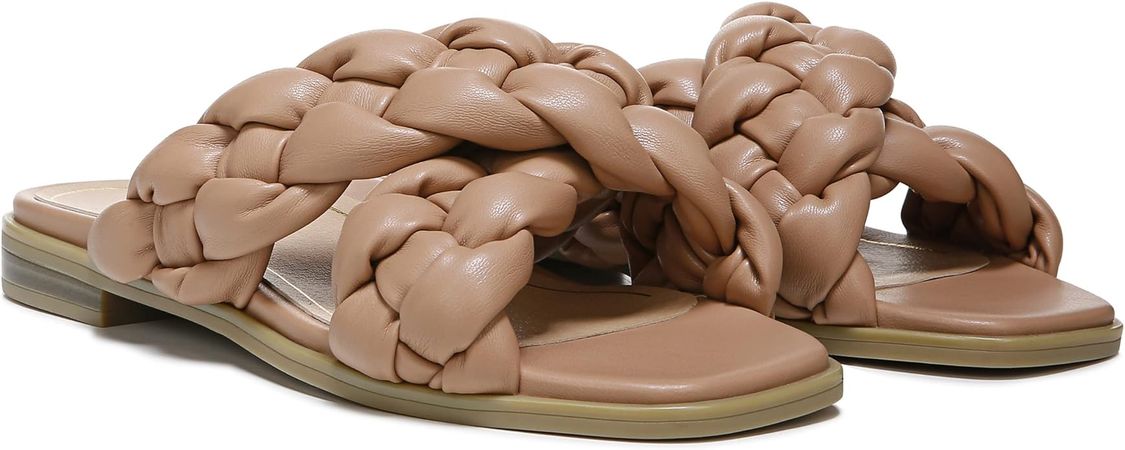 Amazon.com | Vionic Kalina Women's Slide Braided Sandals Macaroon - 9 Medium | Slides