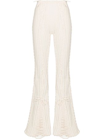 Isa Boulder lace-up Flared Trousers - Farfetch