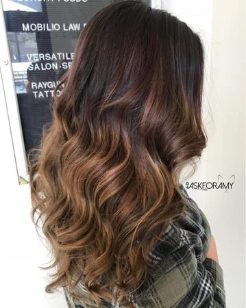 black brown ombre hair