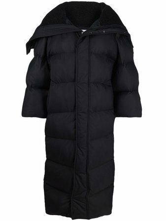 Balenciaga hooded long puffer coat - FARFETCH