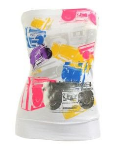 Boombox Tube Top - Teen Clothing by Wet Seal