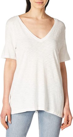 Splendid Women's Short-Sleeve V-Neck Tee T-Shirt at Amazon Women’s Clothing store: Fashion T Shirts