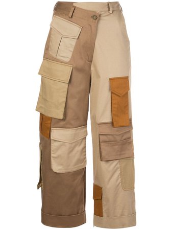 Monse cargo-pockets Cropped Trousers - Farfetch