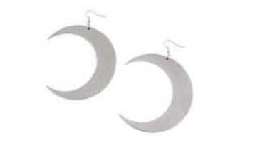 Holo Moon Earrings