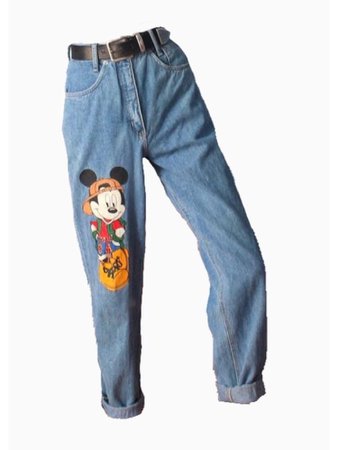 mickey jeans