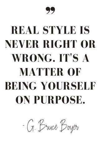 style quote