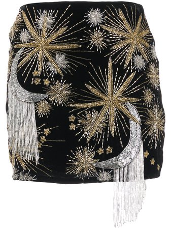 Retrofete Embroidered Mini Skirt - Farfetch
