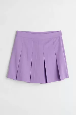 Short Twill Skirt - Purple - Ladies | H&M US