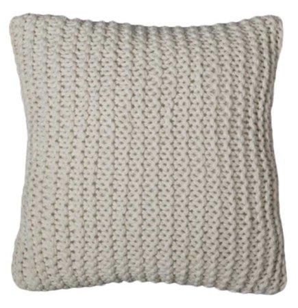 knit pillow