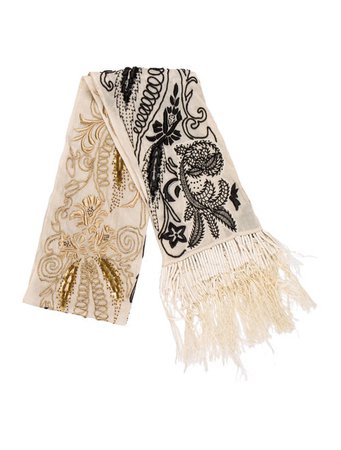 Dries Van Noten Embroidered Rectangle Scarf - Accessories - DRI57791 | The RealReal