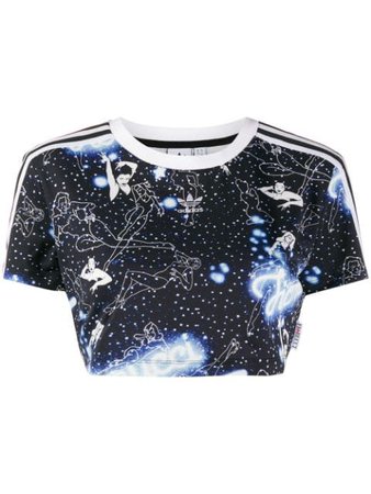 Fiorucci X Adidas Night Crop T-Shirt | Farfetch.com