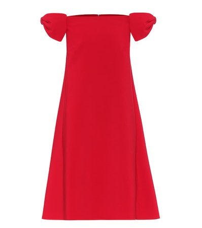 Wool-Blend Crêpe Dress | Valentino - Mytheresa