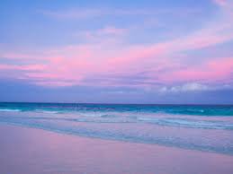 pink and blue beach - Google Search