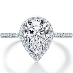 pear cut diamond ring - Google Search