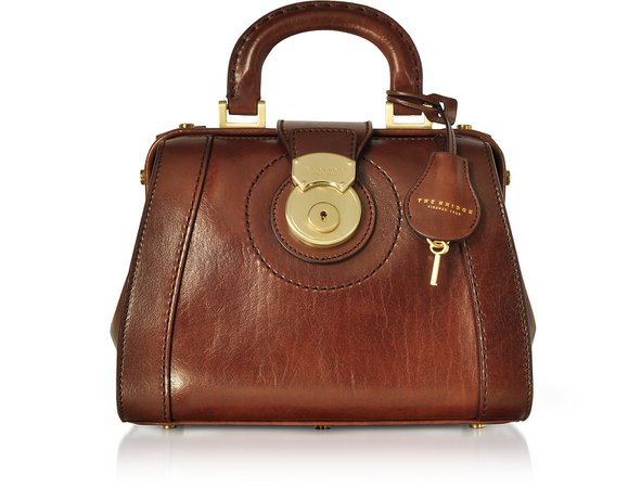 The Bridge Brown Rufina Small Leather Doctor Bag at FORZIERI