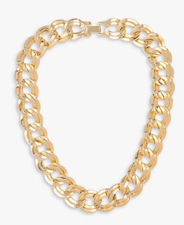 gold chain necklace chunky