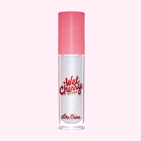 Disco Cherry Rainbow Iridescent Shiny Liquid Lip Gloss - Lime Crime
