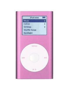 pink ipod mini