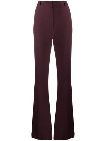 Hebe Studio high-waisted Flared Trousers - Farfetch