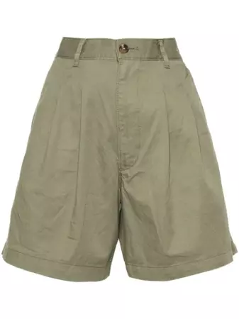 Levi's pleat-detail Twill Shorts - Farfetch