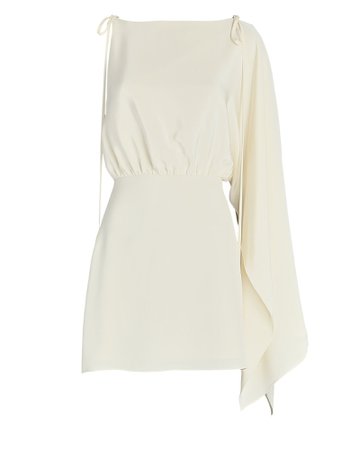 Alexis Wesley One-Sleeve Silk Mini Dress | INTERMIX®