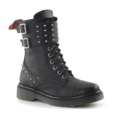 Demonia RIVAL-309 Studded Gothic Combat Boots