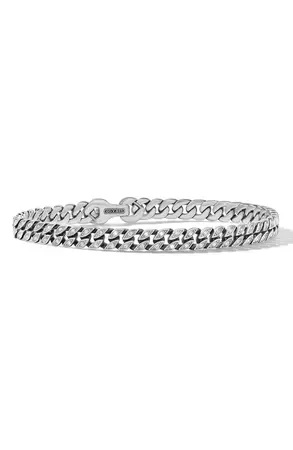 David Yurman Men's Pavé Diamond Curb Chain Bracelet | Nordstrom