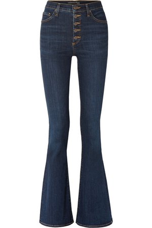Veronica Beard | Beverly high-rise flared jeans | NET-A-PORTER.COM