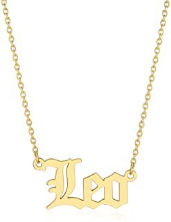 leo necklace gold