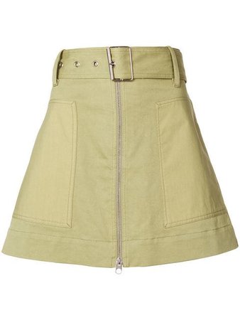 Proenza Schouler PSWL Belted Zip Skirt